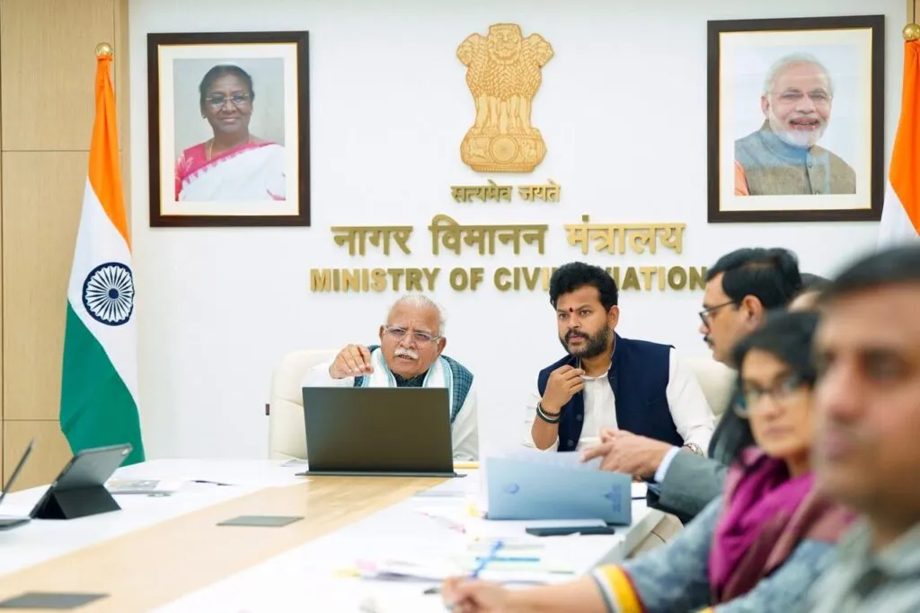 करनाल में हवाई सेवा विस्तार को लेकर नागर विमानन मंत्री से भेंट, बेहतर कनेक्टिविटी को मिलेगा बढ़ावा