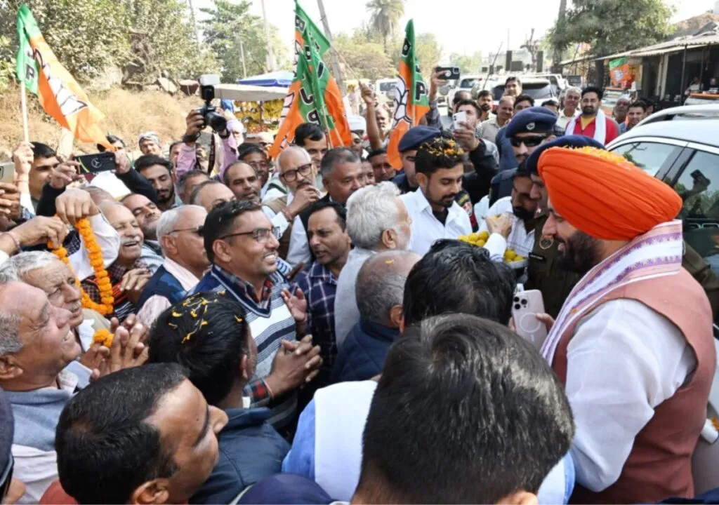 चंडीगढ़ से साढौरा जाते समय मुख्यमंत्री श्री नायब सिंह सैनी