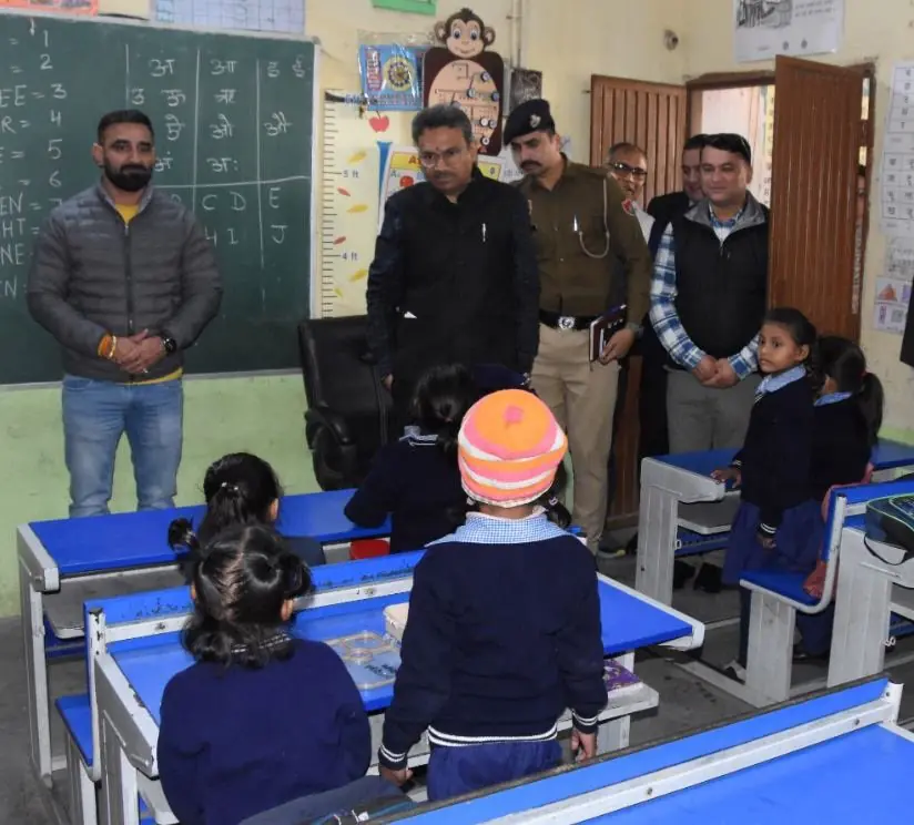 पंचकूला में मुख्य सचिव अनुराग रस्तोगी ने आंगनवाड़ी और प्ले स्कूल केंद्रों का निरीक्षण किया