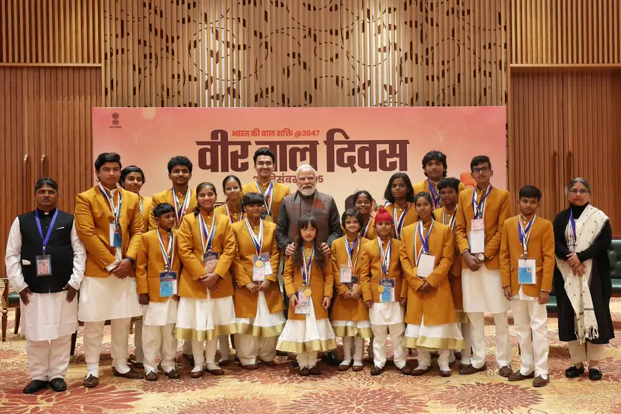 प्रधानमंत्री राष्ट्रीय बाल पुरस्कार से सम्मानित 20 बच्चों से संवाद, उपलब्धियों पर गर्व प्रधानमंत्री राष्ट्रीय बाल पुरस्कार से सम्मानित 20 बच्चों से संवाद, उपलब्धियों पर गर्व