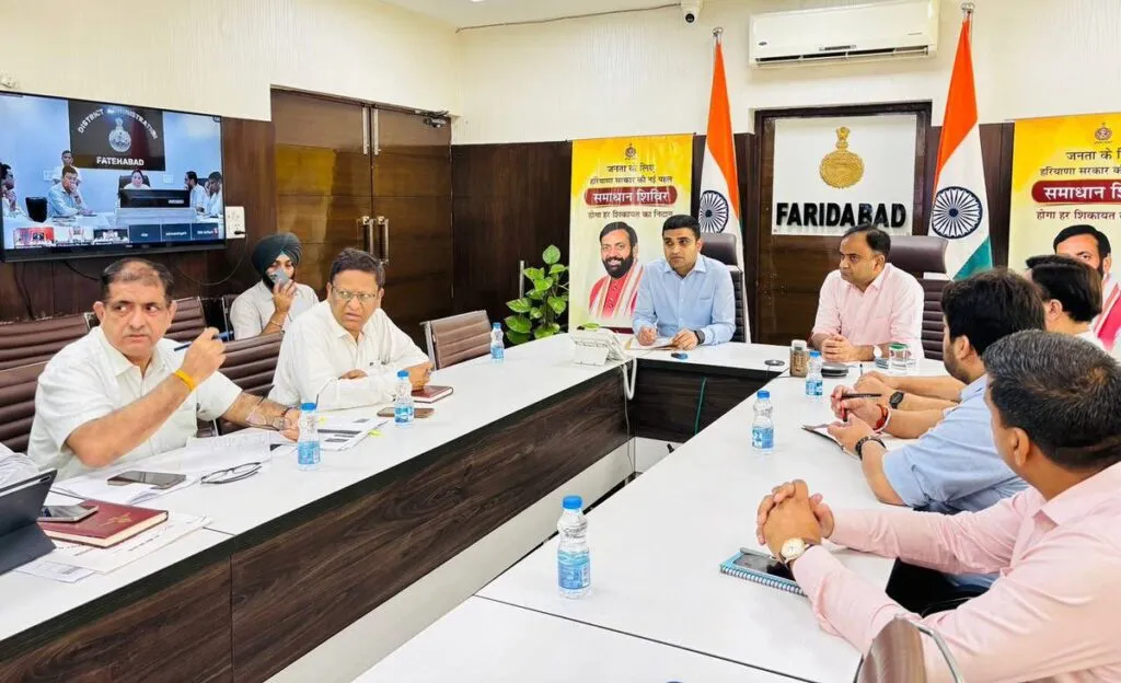 फरीदाबाद के विकास कार्यों की समीक्षा, राज्य मंत्री राजेश नागर ने अधिकारियों को दिए सख्त निर्देश