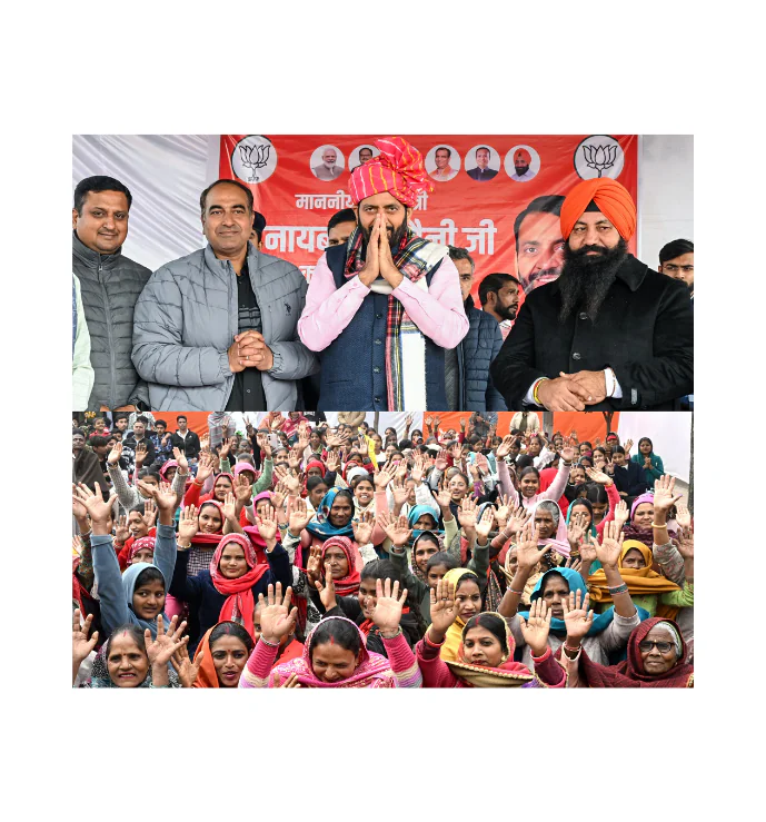 लाडवा दौरा: मुख्यमंत्री नायब सिंह सैनी ने बदरपुर में ग्रामीणों की समस्याएं सुनीं, विकास कार्यों की घोषणाएं