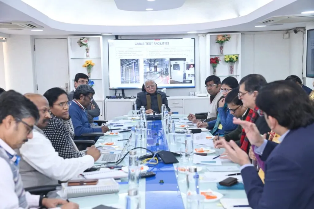 केंद्रीय विद्युत अनुसंधान संस्थान (CPRI) की अहम बैठक, टेस्टिंग सुविधाओं के विस्तार पर हुई व्यापक समीक्षा केंद्रीय विद्युत अनुसंधान संस्थान (CPRI) की अहम बैठक, टेस्टिंग सुविधाओं के विस्तार पर हुई व्यापक समीक्षा