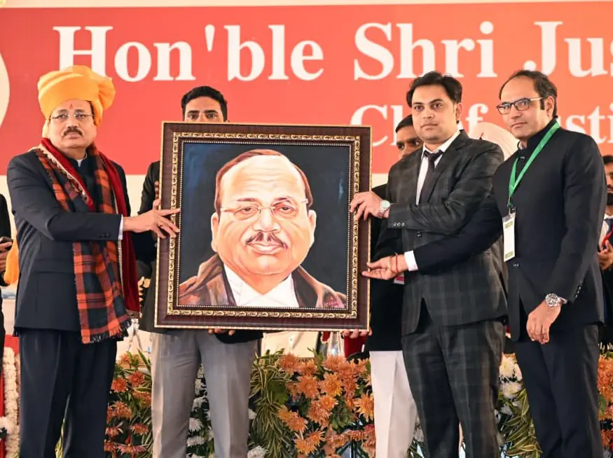 हांसी में भारत के मुख्य न्यायाधीश न्यायमूर्ति श्री सूर्यकांत का भव्य अभिनंदन