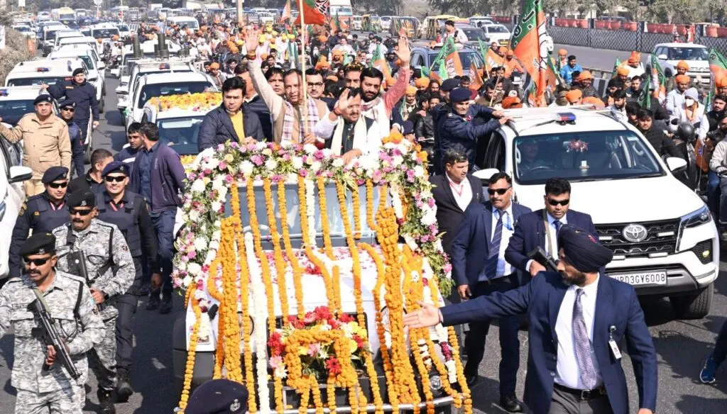 राष्ट्रीय कार्यकारी अध्यक्ष नितिन नवीन का हरियाणा आगमन, भाजपा युवा मोर्चा ने किया भव्य स्वागत राष्ट्रीय कार्यकारी अध्यक्ष नितिन नवीन का हरियाणा आगमन, भाजपा युवा मोर्चा ने किया भव्य स्वागत