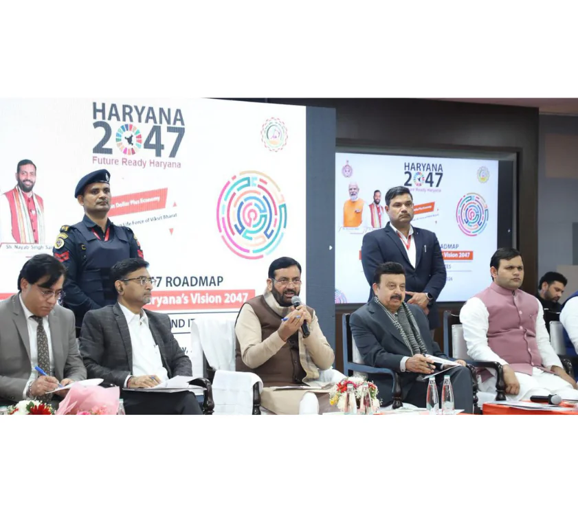 कुरुक्षेत्र में मुख्यमंत्री नायब सिंह सैनी की अध्यक्षता में प्री-बजट बैठक: युवाओं, खेल जगत और कंटेंट क्रिएटर्स के साथ हुआ व्यापक संवाद कुरुक्षेत्र में मुख्यमंत्री नायब सिंह सैनी की अध्यक्षता में प्री-बजट बैठक: युवाओं, खेल जगत और कंटेंट क्रिएटर्स के साथ हुआ व्यापक संवाद