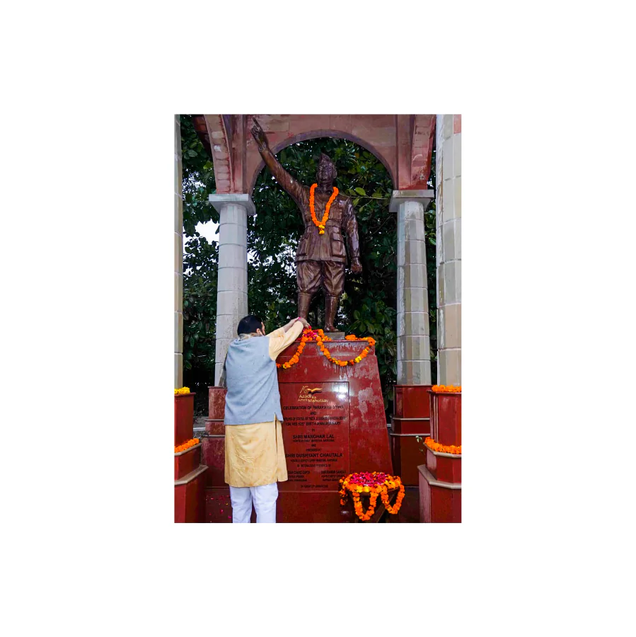 पराक्रम दिवस: मुख्यमंत्री नायब सिंह सैनी ने नेताजी सुभाष चंद्र बोस को किया नमन, बसंत पंचमी की दी शुभकामनाएं