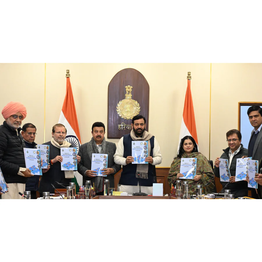 हरियाणा किसान कल्याण प्राधिकरण की चौथी बैठक में मुख्यमंत्री नायब सैनी का बड़ा निर्देश, ऑर्गेनिक फसलों के प्रमाणीकरण के लिए लैब स्थापित करने पर जोर हरियाणा किसान कल्याण प्राधिकरण की चौथी बैठक में मुख्यमंत्री नायब सैनी का बड़ा निर्देश, ऑर्गेनिक फसलों के प्रमाणीकरण के लिए लैब स्थापित करने पर जोर