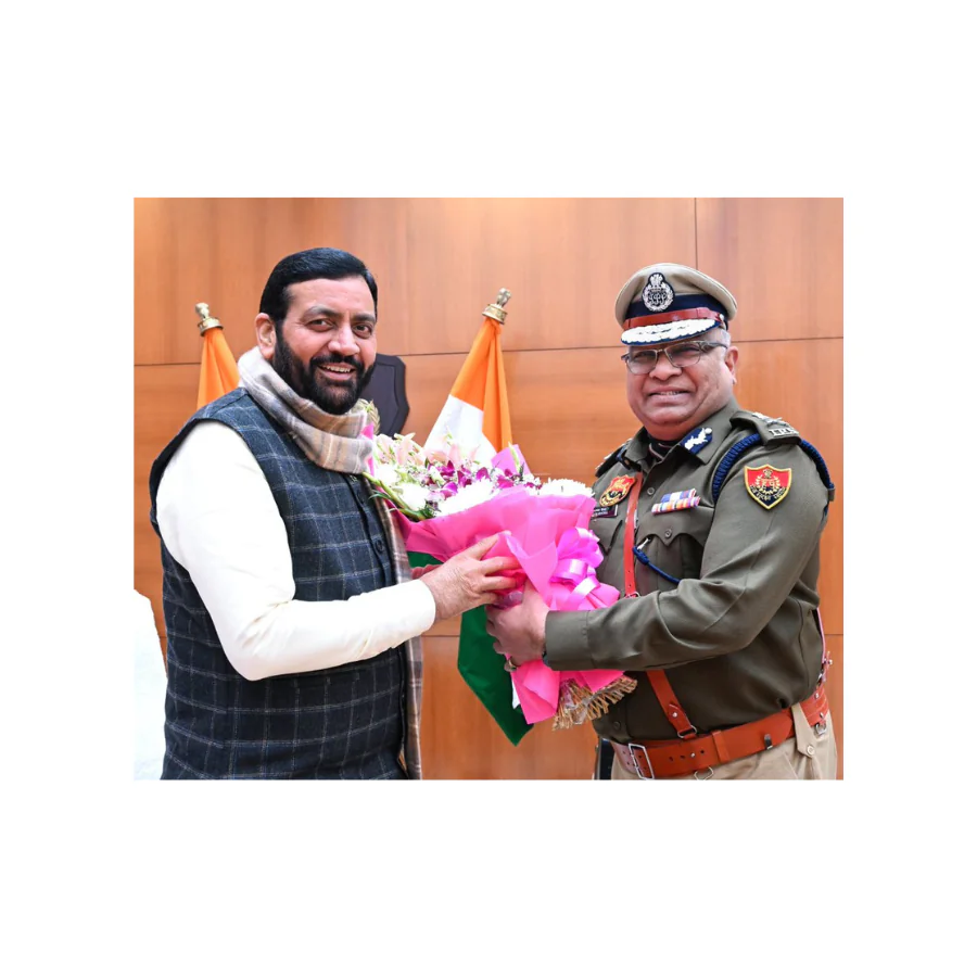 हरियाणा पुलिस के नए DGP अजय सिंघल को मुख्यमंत्री ने दी शुभकामनाएँ