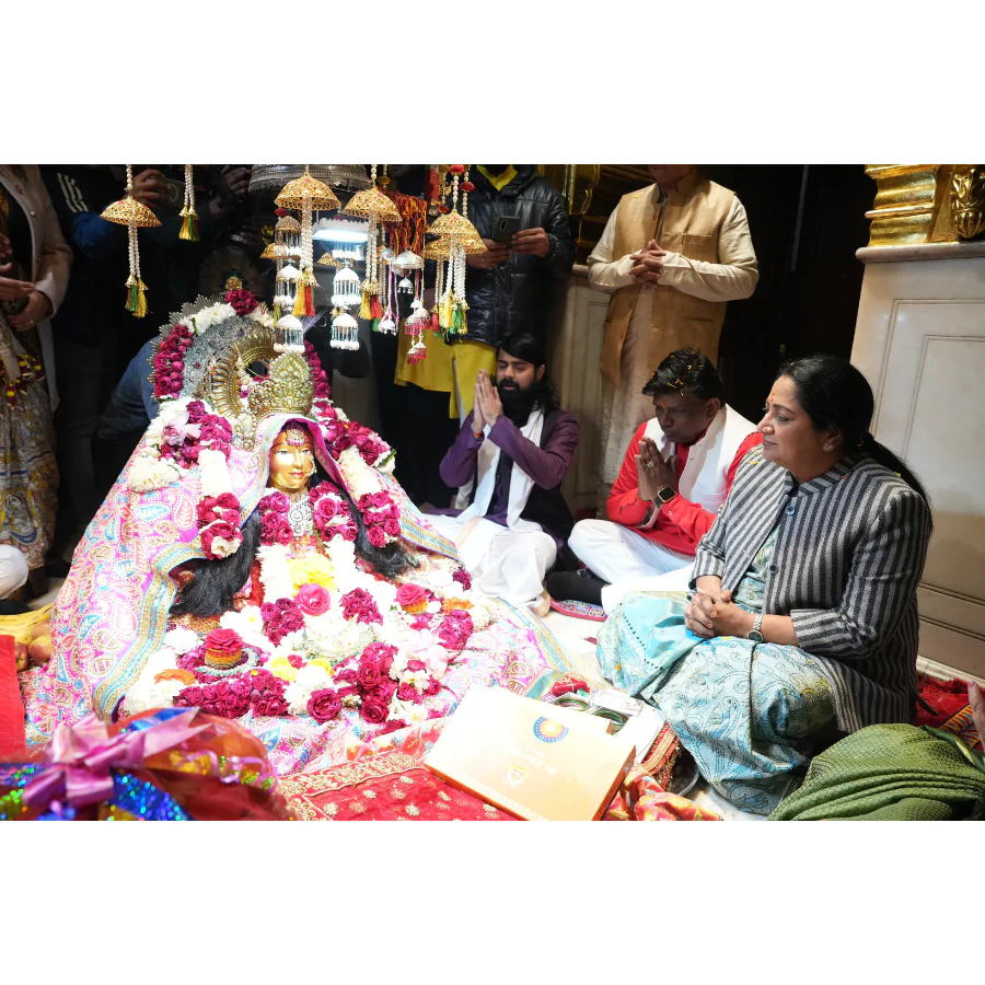 प्राचीन सिद्धपीठ माता योगमाया मंदिर, महरौली में दर्शन; श्रद्धा और आध्यात्मिक ऊर्जा से सराबोर हुआ वातावरण