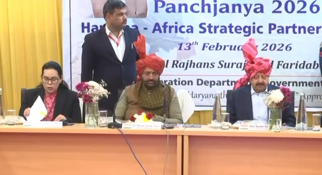 सूरजकुंड से भारत–अफ्रीका सहयोग को नई रफ्तार: नायब सैनी बोले—कृषि, MSME और स्टार्टअप में बढ़ेगी साझेदारी