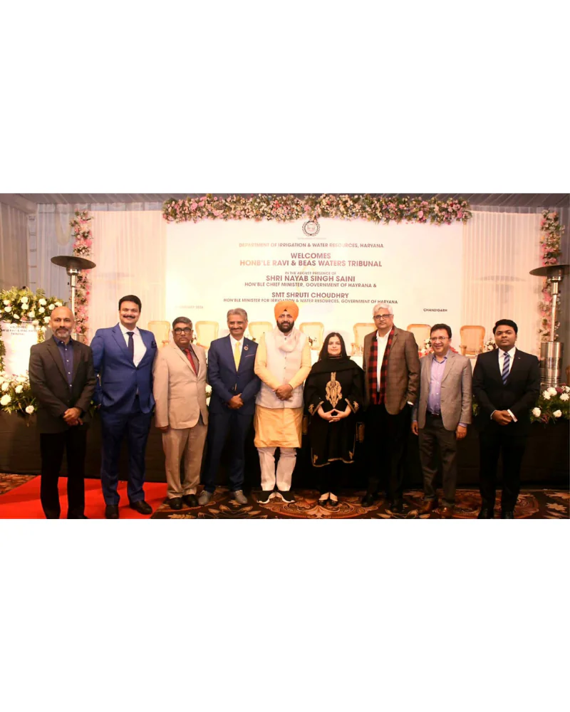 हरियाणा में रवि- ब्यास जल न्यायाधिकरण का स्वागत, सहकारी संघवाद और टिकाऊ जल प्रबंधन पर हुई अहम चर्चा हरियाणा में रवि- ब्यास जल न्यायाधिकरण का स्वागत, सहकारी संघवाद और टिकाऊ जल प्रबंधन पर हुई अहम चर्चा